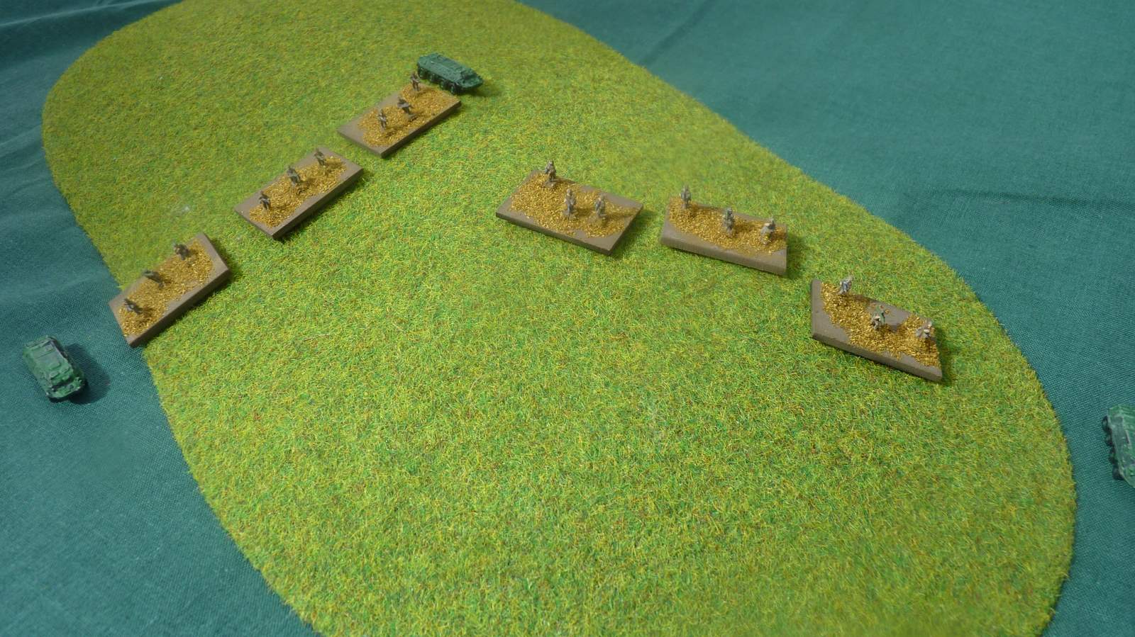 One Soviet platoon redeploys to fire at the attacking Americans